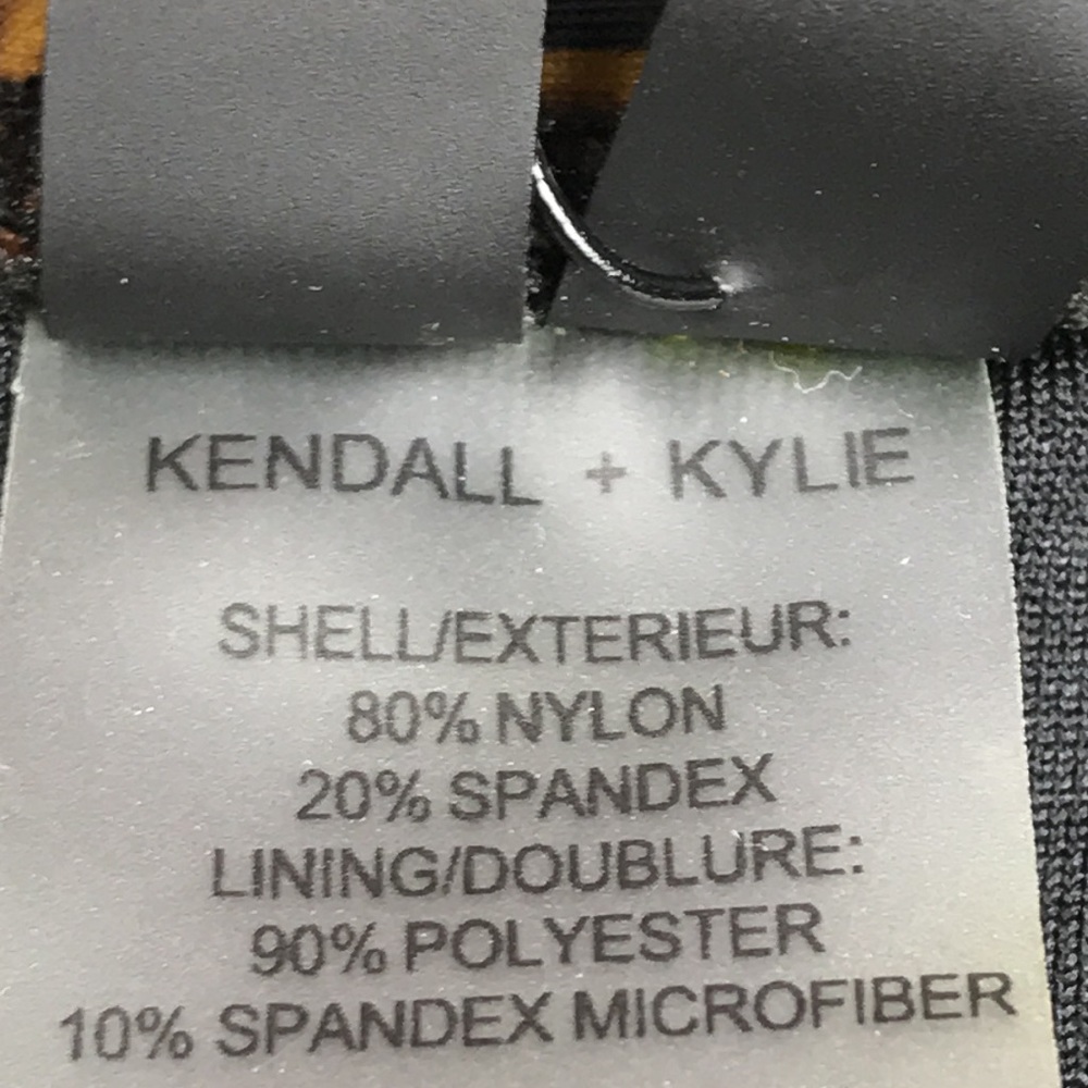 KENDALL & KYLIE Leopard High Waist Bandeau Bikini NWT - Picture 13 of 16
